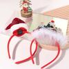 Bow Merry Christmas Headbands Festival Christmas Tree Headbands  Christmas Decor Gifts