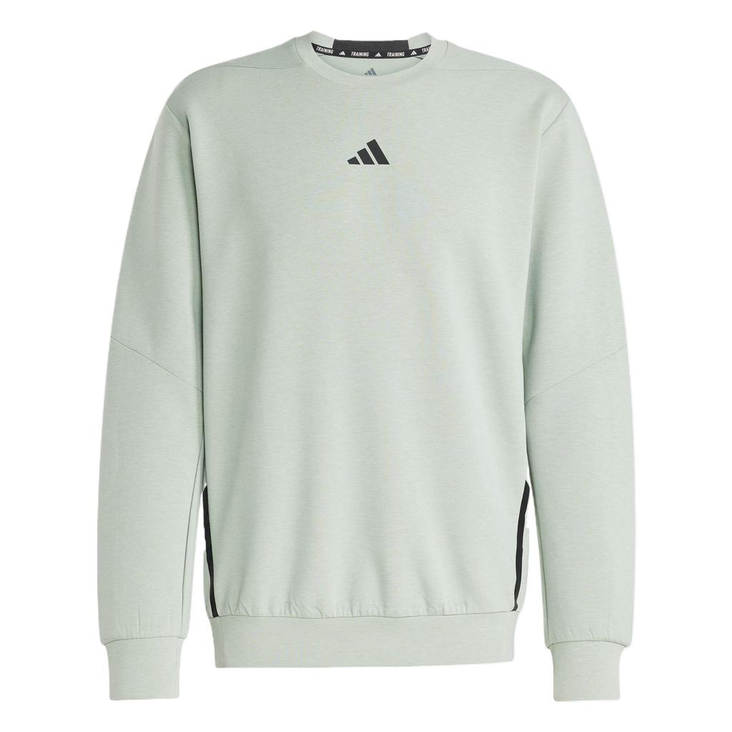 Adidas Comfortable Durable Casual Simple Sweatshirt Men Tops Silver Gray Green JI8166