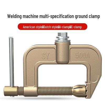 All-Copper Grounding Clips: 300A/500A Welding & Electrode Pliers