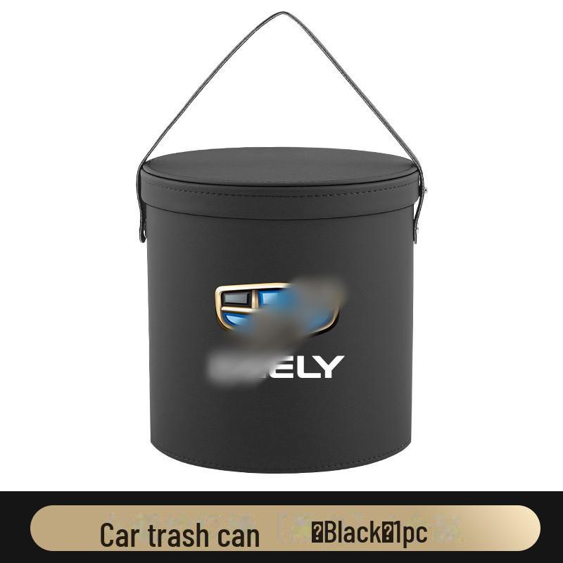 Geely Car Leather Trash Can: Compatible with Binrui, Dihao S, Xingrui, Borui, Binyue, Xingyue L, and Jiaji Models