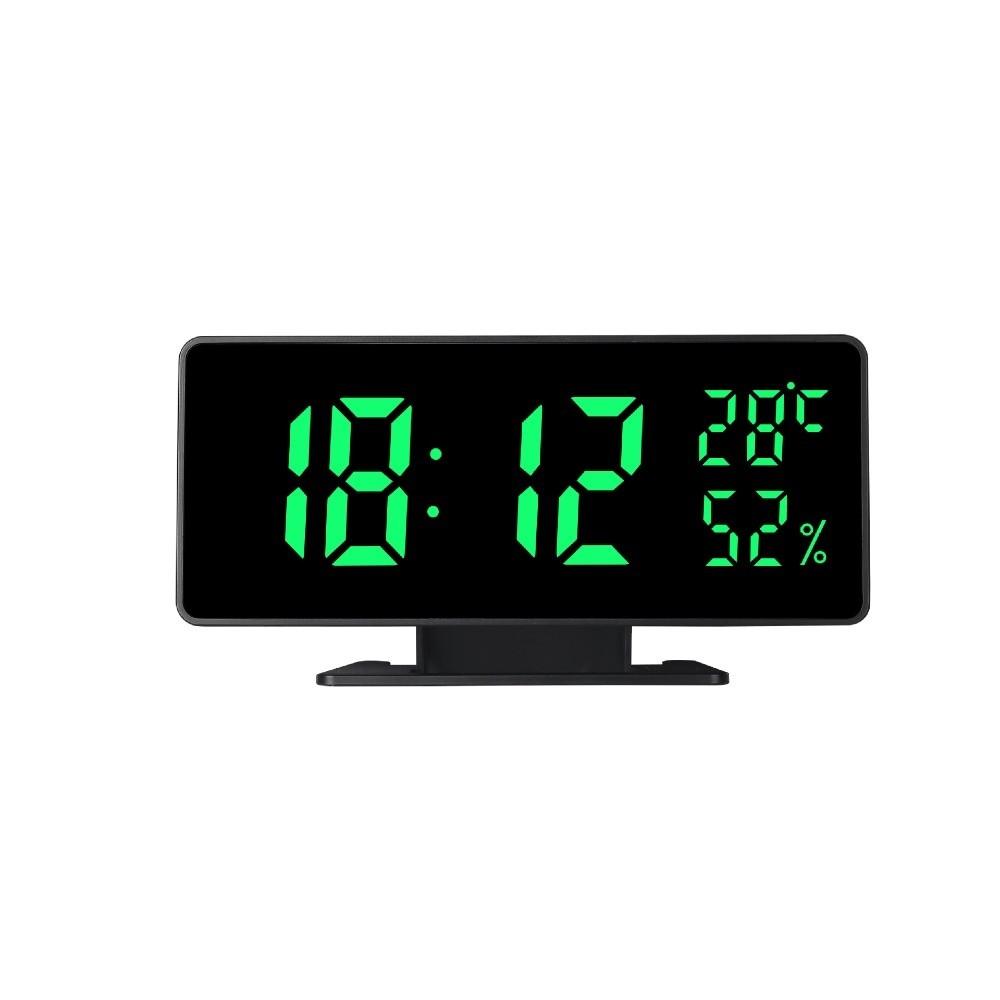 Snooze Desktop Table Clock Dual Alarm Bedside LED Clock Digital Alarm Clock  Home Decor
