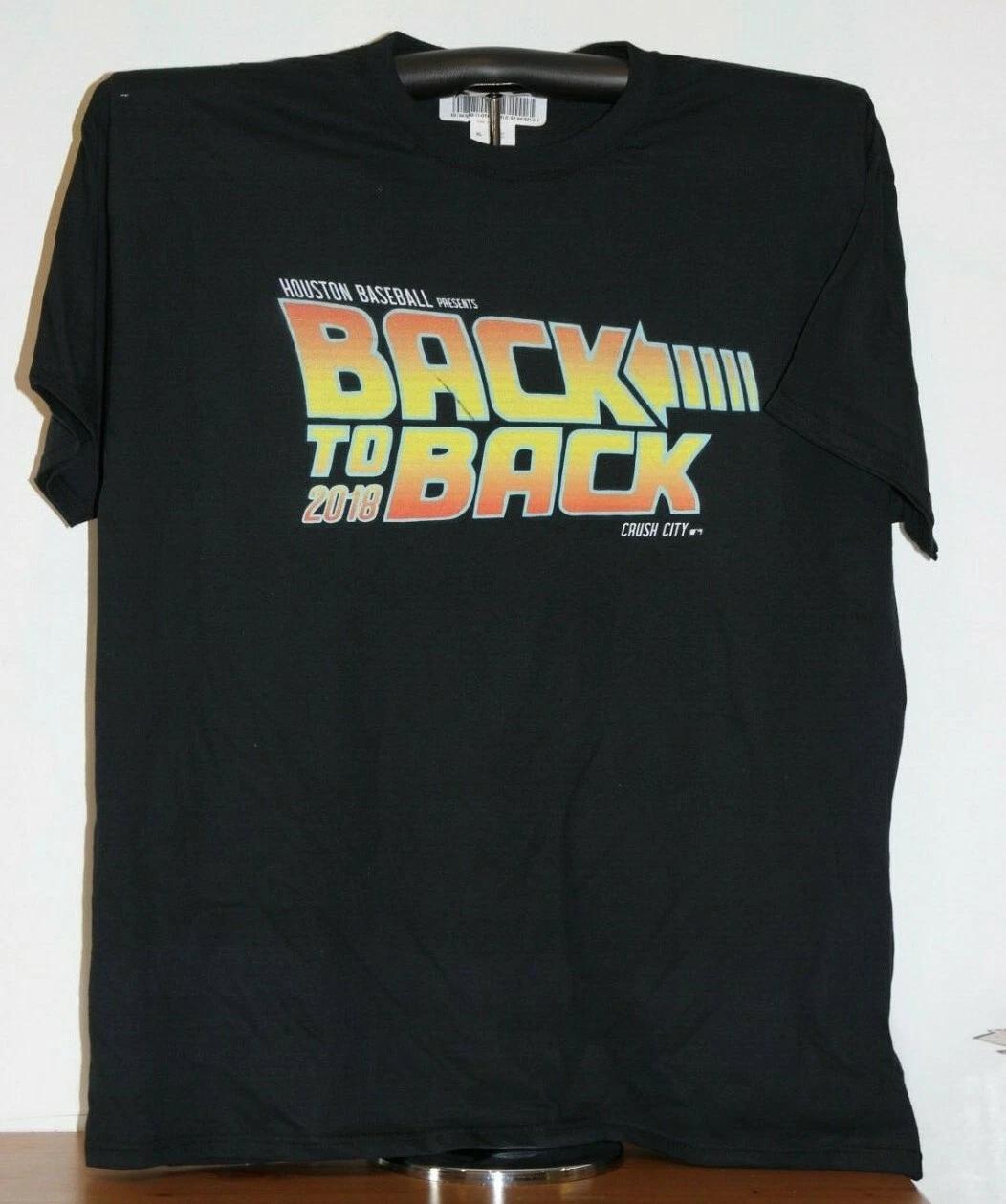 

Houston Baseball Back To Back 2018 Crush City T-Shirt XL, Black S