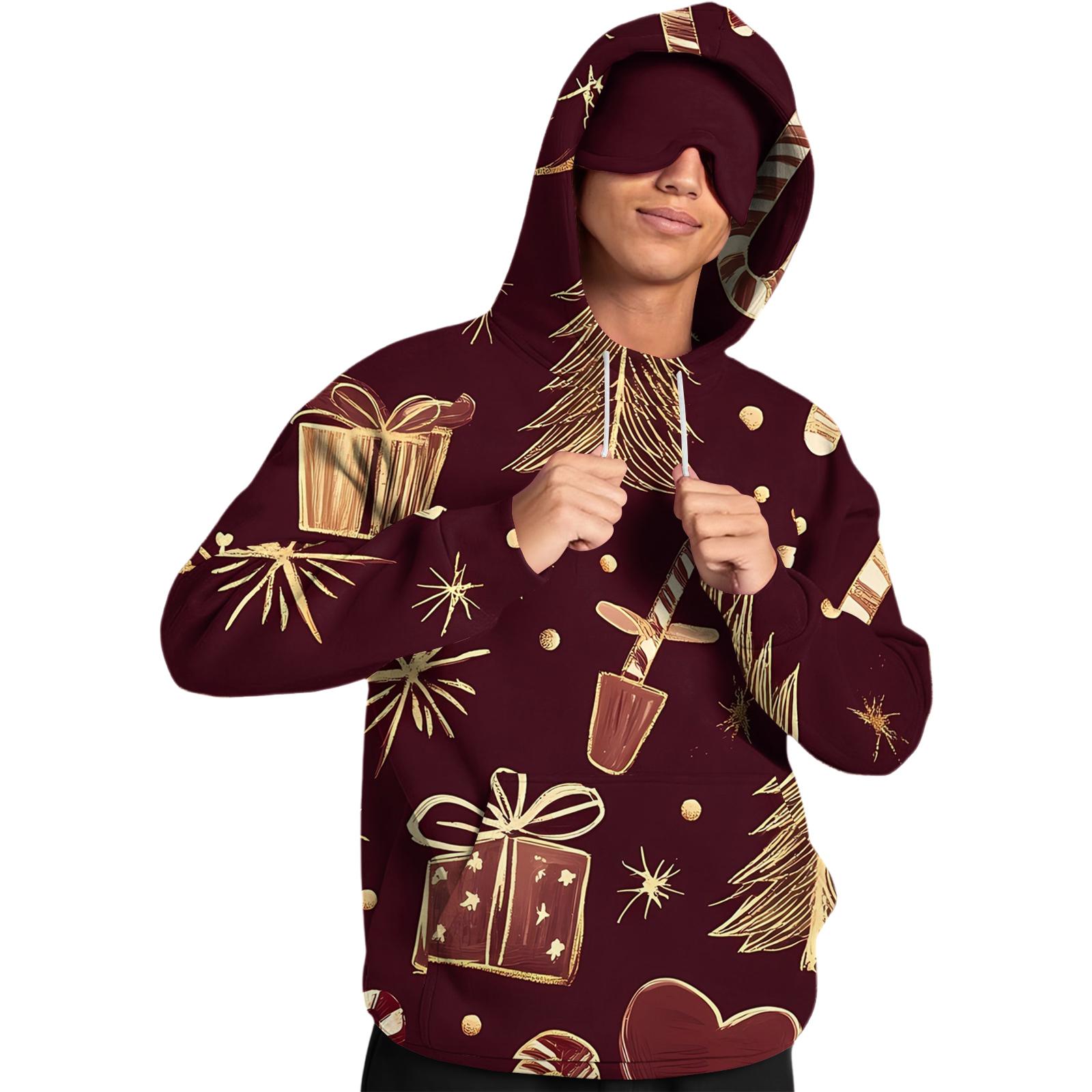 

Мужская флисовая толстовка, повседневная, с длинным рукавом XL арбуз красный