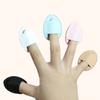 10/7pcs Mini Cotton Triangle Makeup Finger Soft Makeup Puff Shaping Sponge Powder Cosmetics Foundation Make-Up Cosmetics Finger
