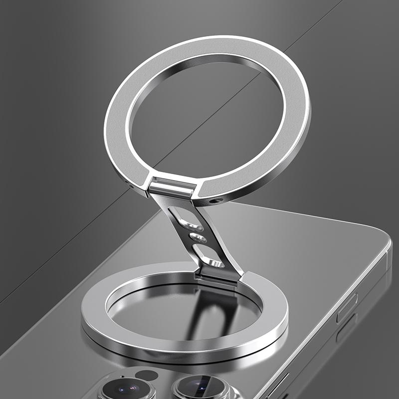 

Magsafe Двусторонний Магнитный Держатель-Кольцо для Пальца Телефона Настольная Подставка для iPhone 15 16 14 Pro Max Xiaomi Huawei Аксессуары для Телефона серебряный