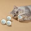 Cat Toy Balls Quiet Play Kitten Ball Toys Cat Kicker
