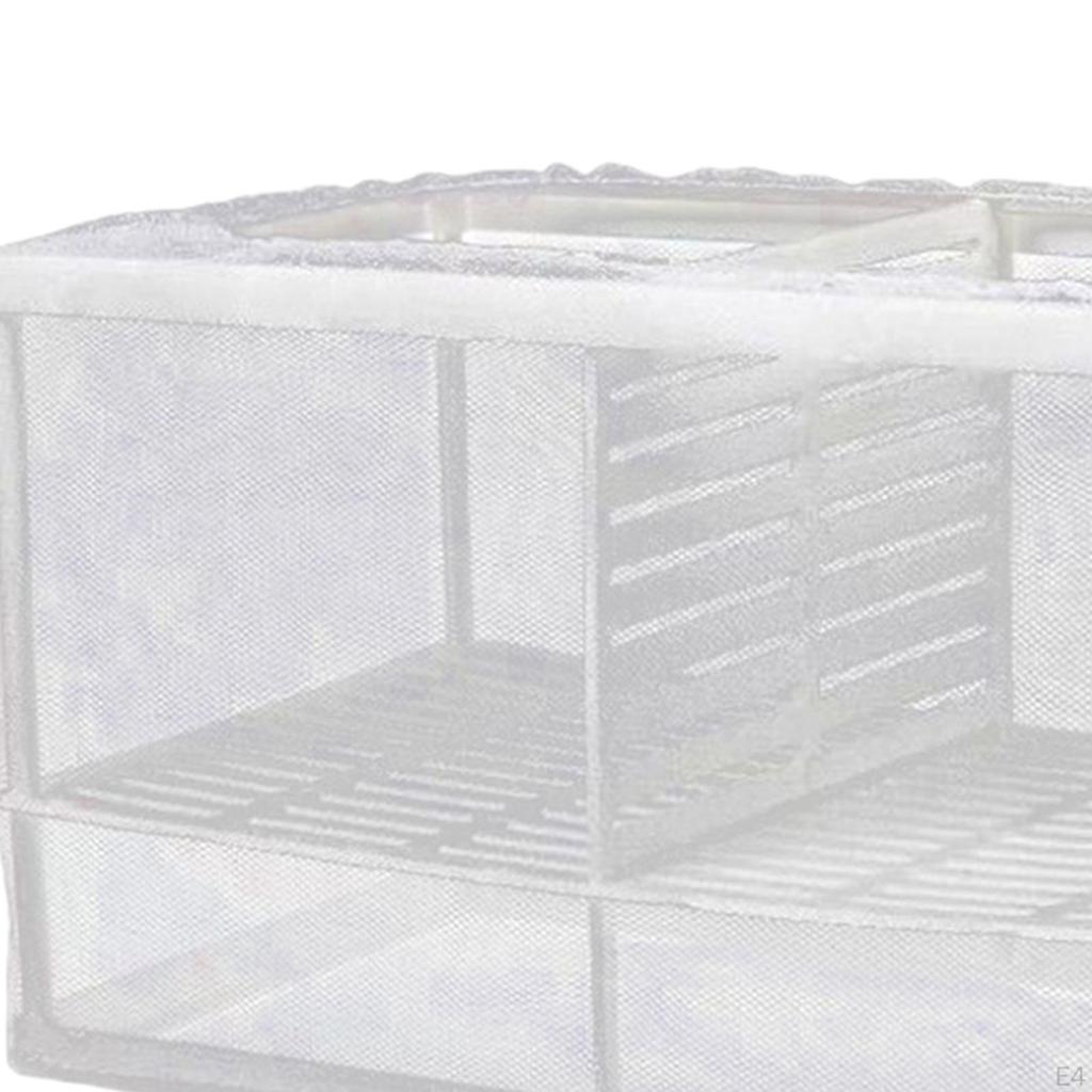 Aquarium Fishes Breeding Box Accessories Fry Feeding Protective Mesh for Guppy