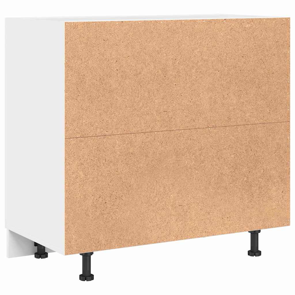Kitchen Corner Base Cabinet Black Oak Effect 86 x 46 x 81.5 cm