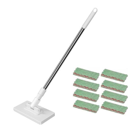 39.4  Hands-Free Multi-Purpose Flat Mop Multifunctional Lazy Mop with One-Click