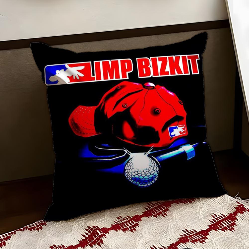 Band LLimp BizkitS Cushion Cover Reversible Soft Durable Pillow Cover Home Car MultiScene Use for Daily Comfort