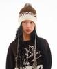 AMES-WORLDWIDE Earflap Beanie Brown