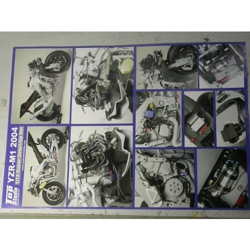 Top Studio Yamaha YZR-M1 2004 Super Detail Up Set Tamiya 1/12 MD29002