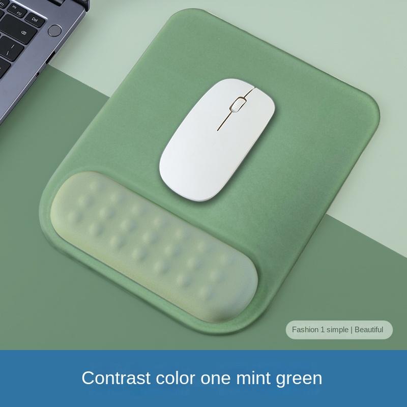 Mouse pad with wrist rest pad Ergonomic anti-slip silicone base gaming accessories mouse pad memory foam wrist pad