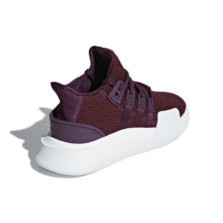 Adidas Originals Eqt Bask Adv Stylish Versatile Mid-Top Lifestyle Casual Shoes Women Casual Shoes Burgundy B37548