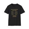 Black History Matters Comedy Legends T-and Kids Tshirt | Listed Names Tee