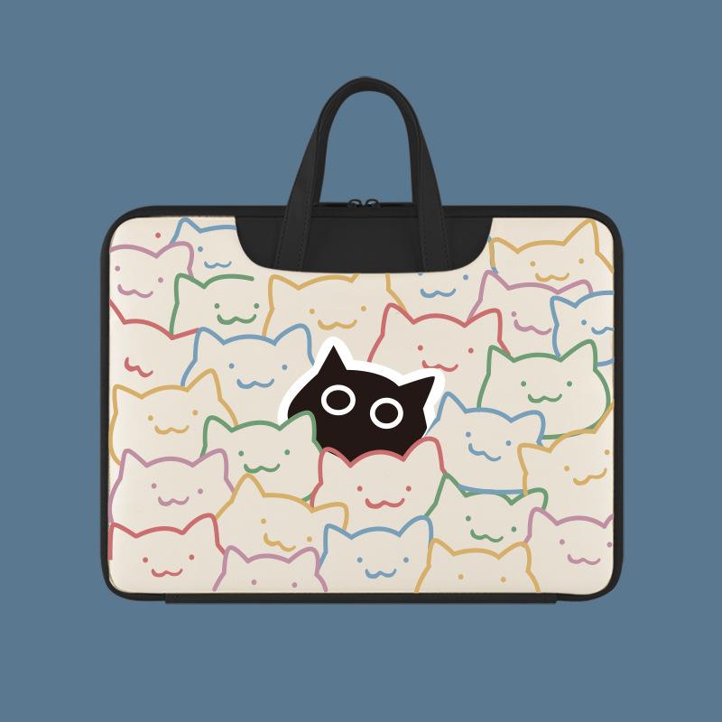 Large Capacity Waterproof Shockproof Laptop Tote Bag 13/14/15.6 Inch, Business Travel Unisex Shoulder Crossbody Bag