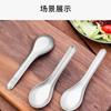 Pure Titanium Soup Spoon Camping Outdoor Travel Lightweight Antibacterial Utensil Portable Eating Tool