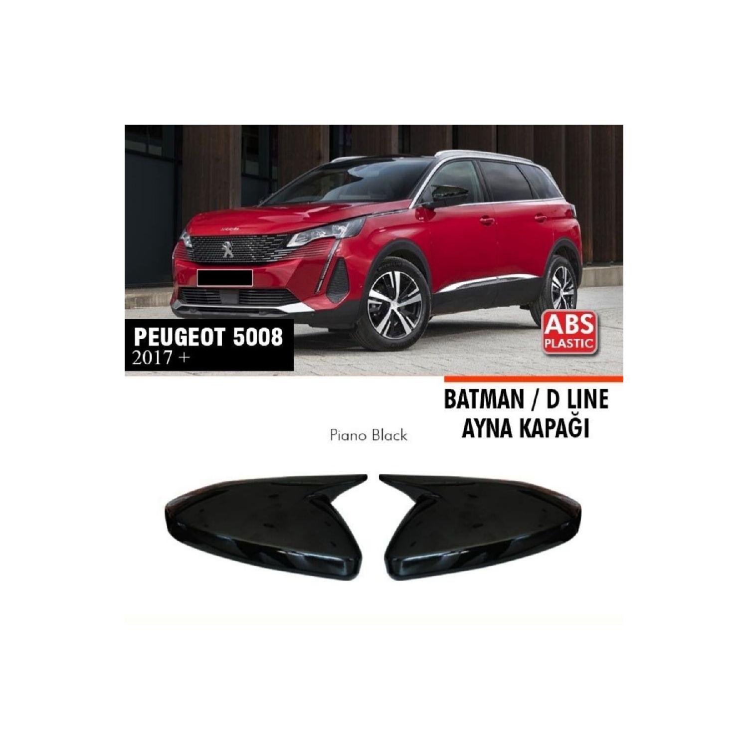 

Для Peugeot 5008 Batman Bat Зеркальный чехол Piano Black 2017