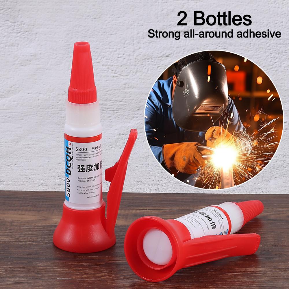 Sveising Multi-Material Reparasjonslim 20ml Super Lim Plast Tre Kraftig Loddemetall Beach House