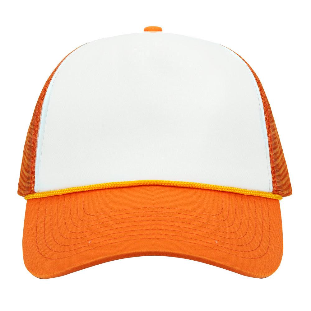 Christmas Sponge Mesh Cap: 6 Pattern Hot Stamped Logo Baseball Trucker with String Sun Visor