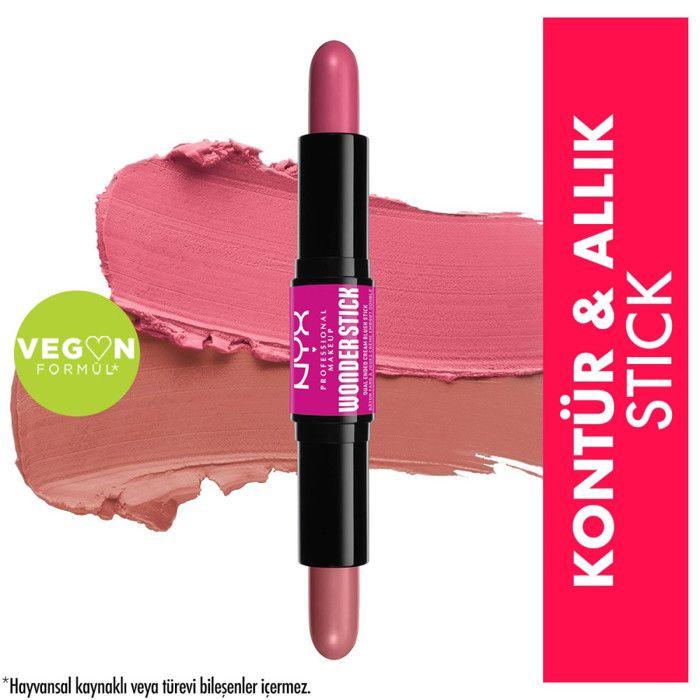 Blush - NYX PROFESSIONAL MAKEUP - Wonder Stick - With Hyaluronic Acid - Vegan - Adjustable Texture