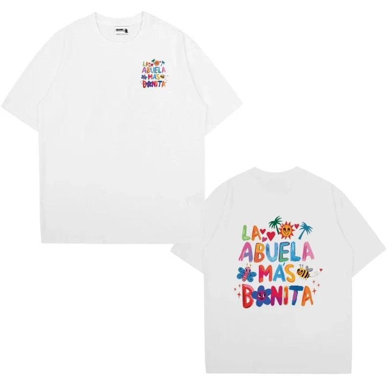 Die schönste Oma bedruckte Kurzarm-T-Shirts Herren Damen Sommer Mode T-Shirt Vintage Lässig Hip Hop Oberteile Unisex