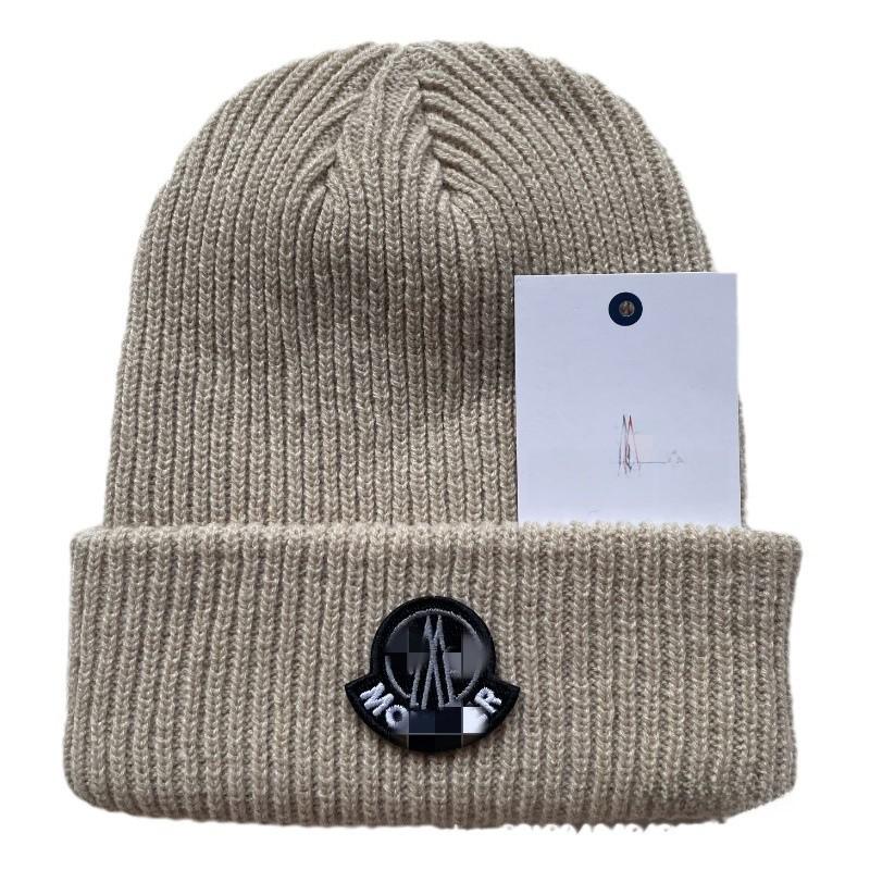 Casual Knitted Hat Fall Winter Unisex Acrylic Warm Windproof Outdoor Beanie