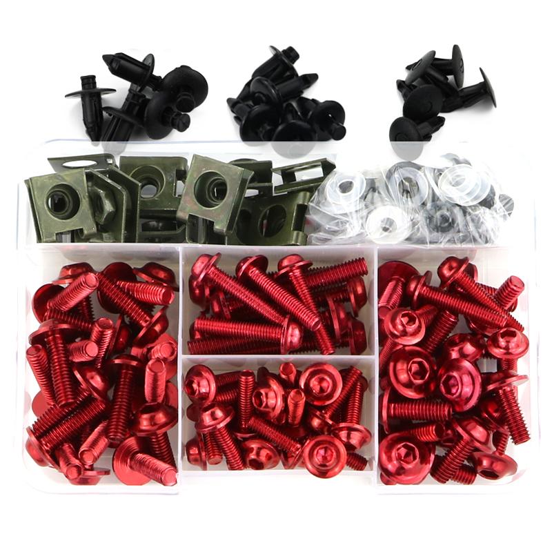 Full Fairing Bolts Kit Body Screws For Suzuki GSR600 GSR750 GSR1000 GSX250R GSX650F GSX750S Katana GSX1000S Katana GSXS1000 F
