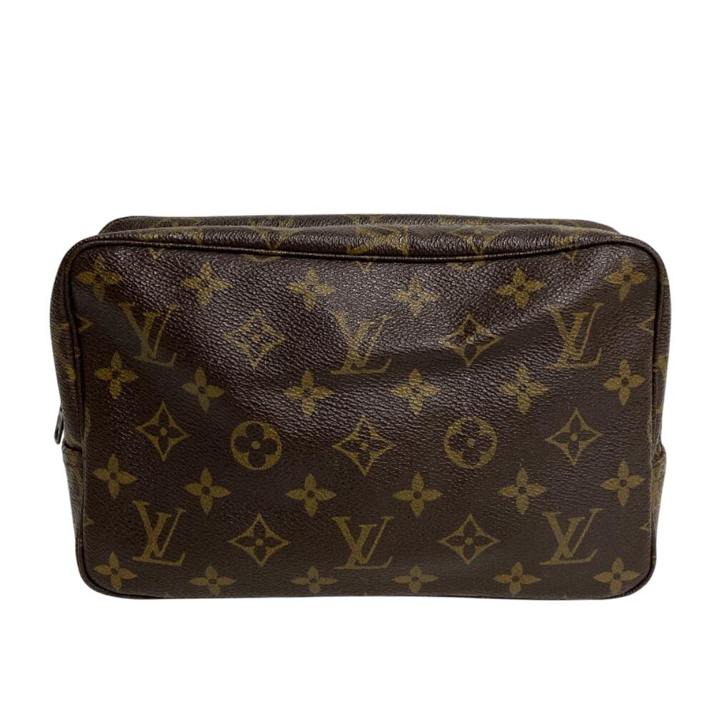 

LOUIS VUITTON M47524 Monogram Pattern Monogram Truth Cracking T 23 Clutch bag Brown Monogram Women Used
