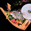 Tablett Japanisches Restaurant Zuhause Sashimi-Platte Sushi-Tablett Sushi-Boot Meeresfrüchte-Werkzeug Geschirr