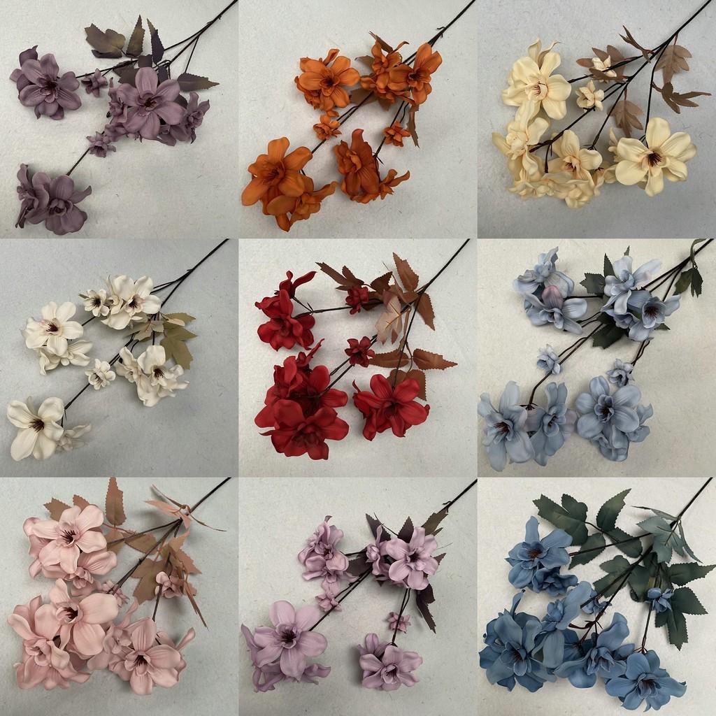 Realistic Wall Orchid Hanging Artificial Flowers For Home Gifts Decorations