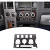 Air Conditioner Adjustment Switch Panel Sticker Fit for Toyota Tundra 2007-2013 Real Carbon Fiber Car Interior Accessories