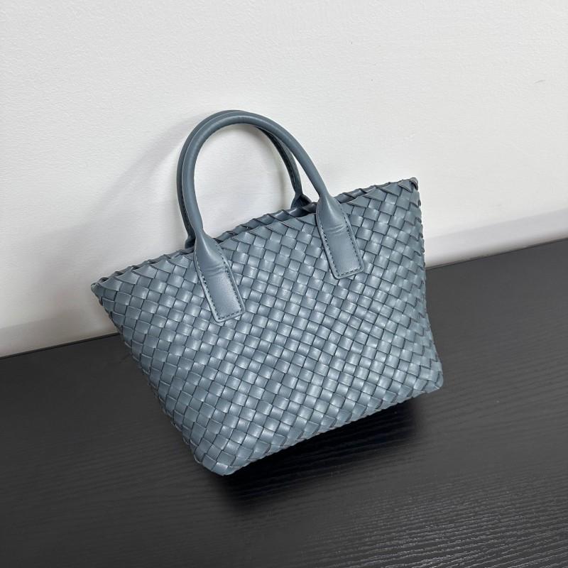 Woven Leather Tote Bag Women Medium Crossbody Handbag Daily Use