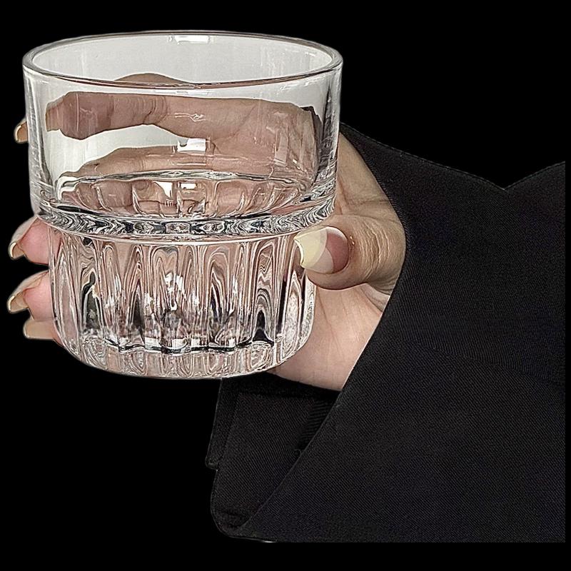 Shangqi 260ml Stackable Soda-Lime Glass Cups - Set of 6