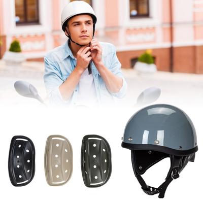 Weiche Silikon Retro Helme Kinnstütze mit verdicktem Design Einfach zu befestigen Geeignet für Fahrer Biker Verbesserte Sicherheit