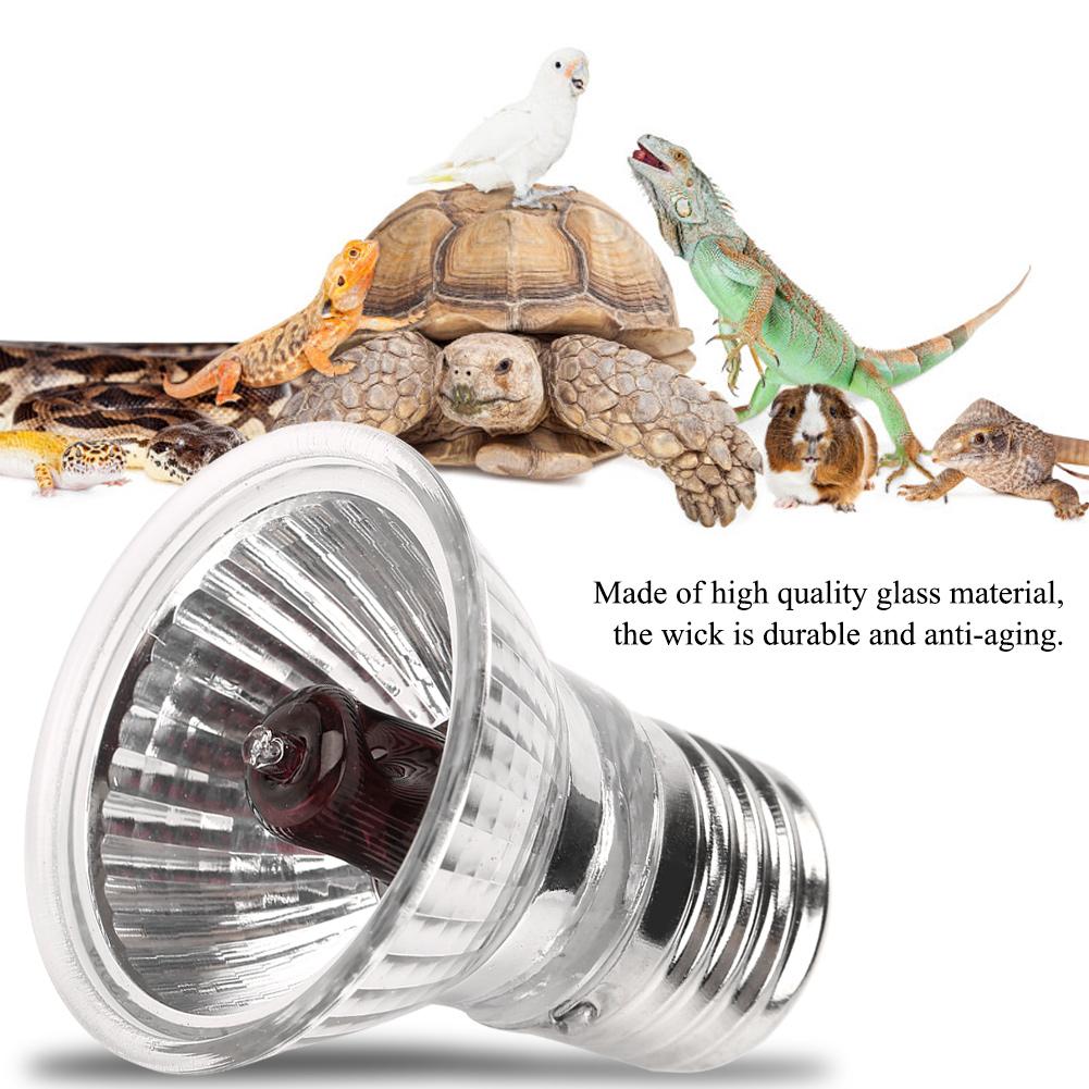 1Pc UVA UVB Reptile Heating Light Bulb Snake Pet Infrared Ray Sunlight Lamp(25W)