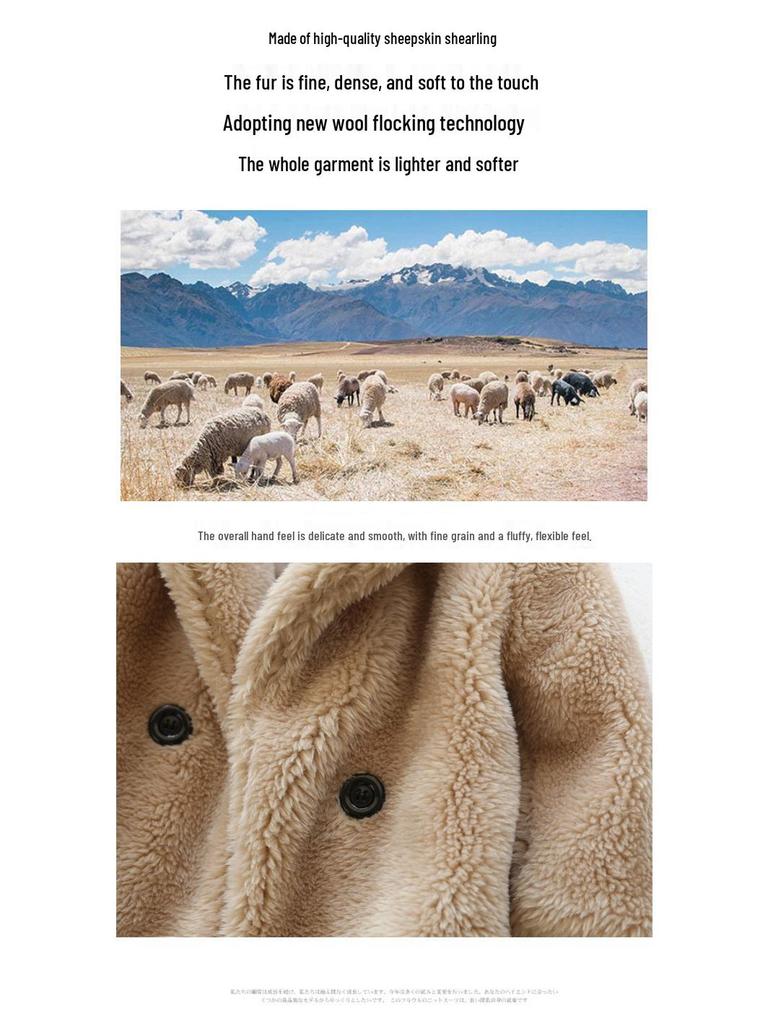 Neuer Herbst- & Winter-Mädchenmantel aus Kunstpelz und Baumwolle mit Partikelvlies - für mittlere & große Kinder