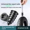 5/10/20/40pcsTire Repair Nail Self-Tapping Screw Plastic Nail Soft Rubber Screw Suitable For Car Motorcycle Tire Puncture Repair