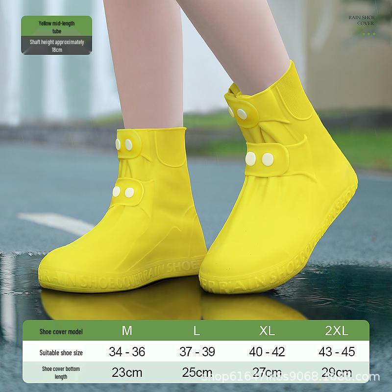

Waterproof Silicone Non-slip Overshoes for Men & Women - Durable Women s and Student Rain Boots