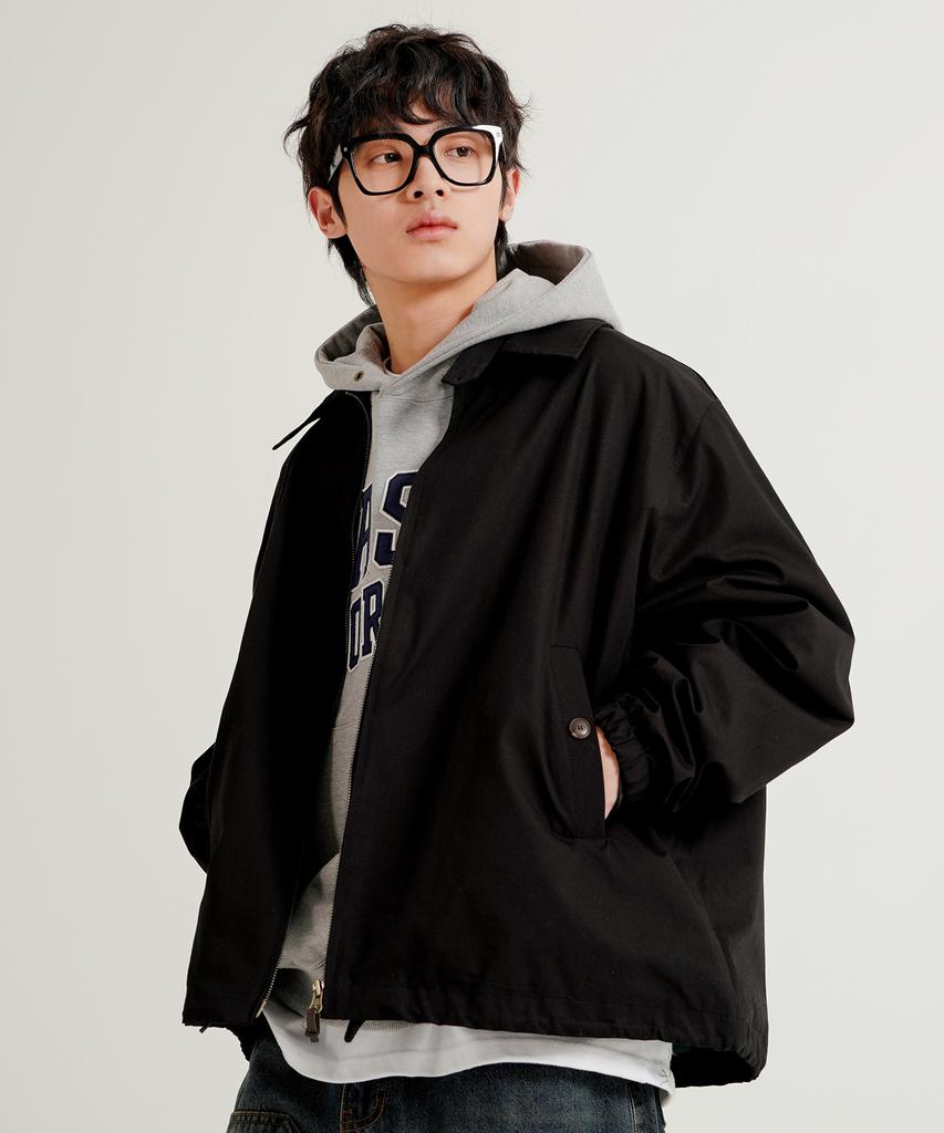 Wv Project Duff Oxford Cotton Jacket Black Jiot7773