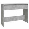 Vidaxl Stolik Konsolowy, Szarość Betonu, 100X35X76,5 Cm