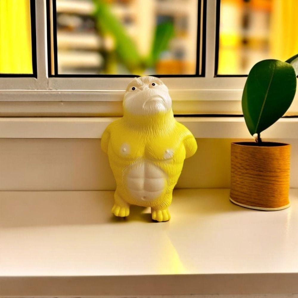 Slow Rebound Squeeze Vent Gorilla Orangutan Soft Glue Gorilla Toys  Children Toys