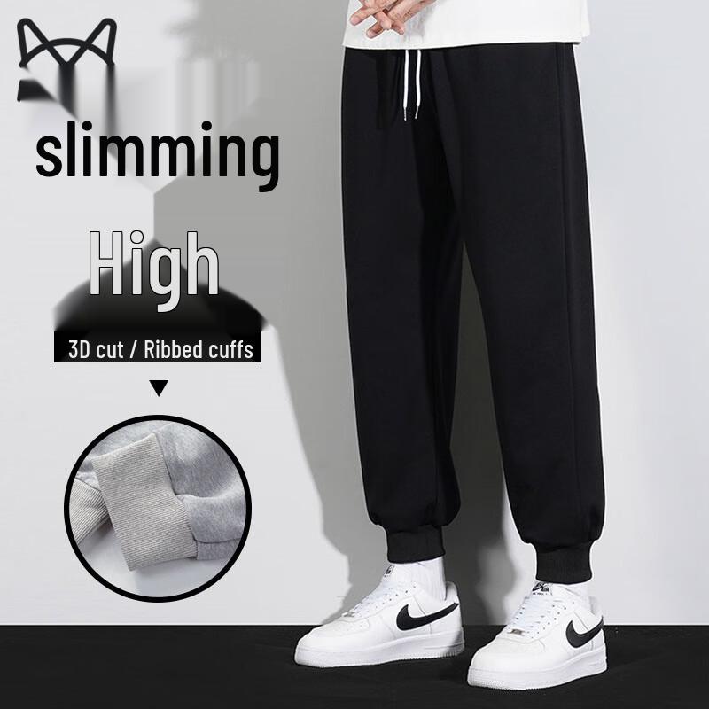MiiOW Men s Warm Straight-Leg Casual Pants M