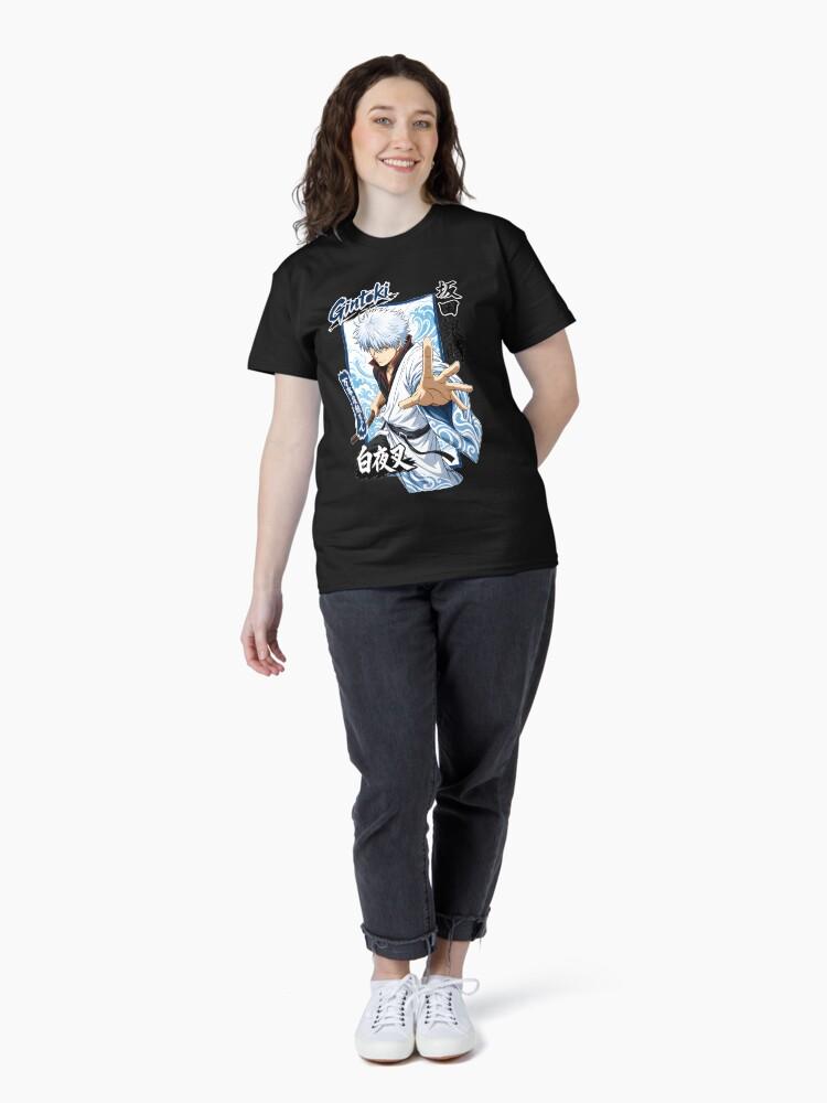 Gintama Silver Hair Samurai Wave Art Graphic Classic Unisex T-Shirt