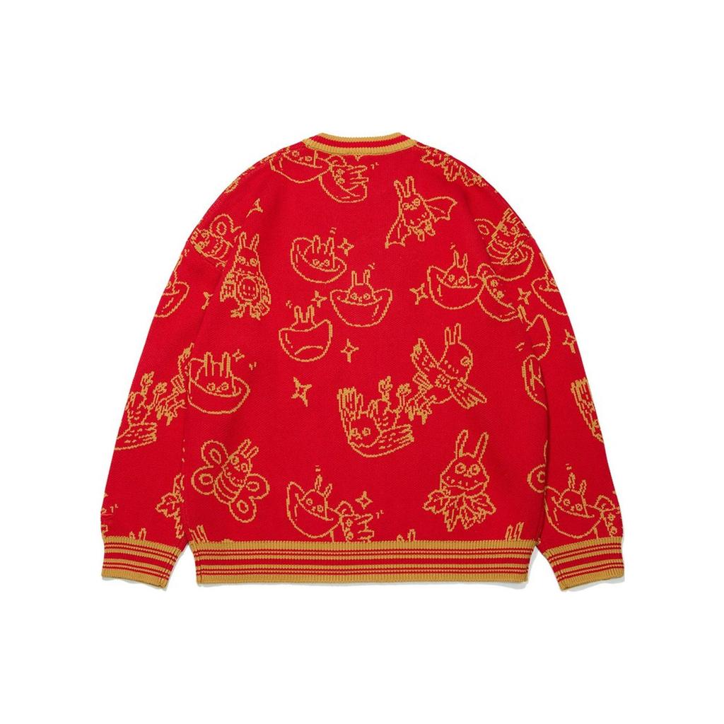 Li Ning Sports Trendy Collection Sweater Unisex Red AMBT007-1