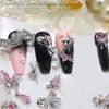 Nail Charms Exquisite 3D Accessories with Zircon DIY Nails Art Manicures for Salon or Home Use
