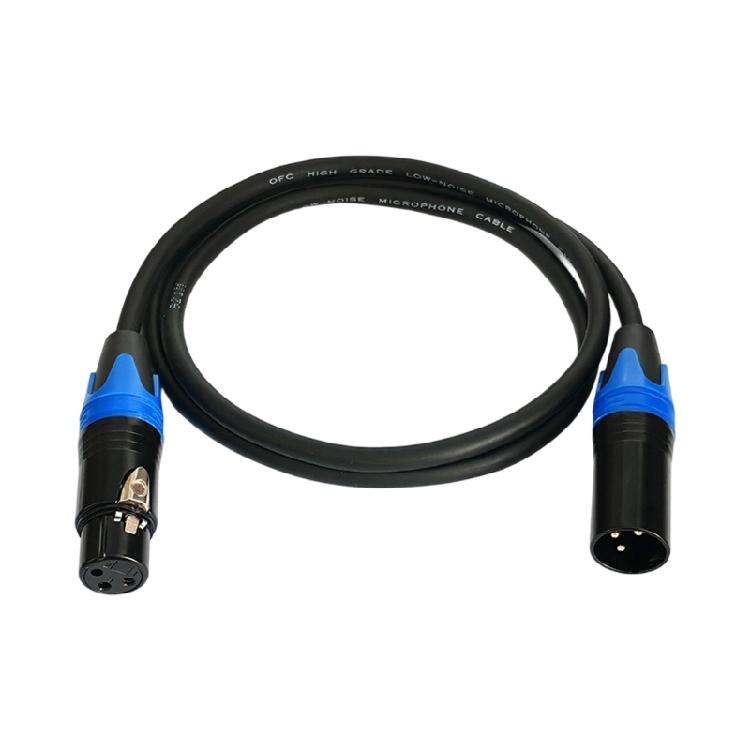 Recording XLR Signal Cable 3 Pin Male To Female, Flexible Line for Desk Side Source, Voice Use, and Stream Work