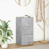 VidaXL Buffet Concrete Grey 37.5x35x76 Cm Engineered Wood 861727