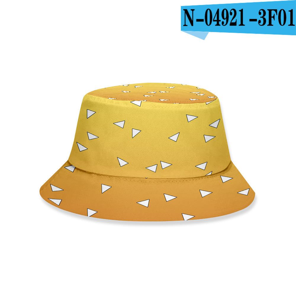 

Demon Slayer Fisherman s Hat Men Women Fashion Outdoor Cotton Sun Hat Teenager Casual Cosplay Bucket Hats M