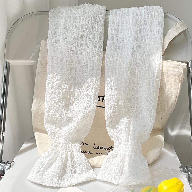 Summer Ice Silk Sunscreen Sleeve Loose Ice Sleeve Breathable Horn Sleeve